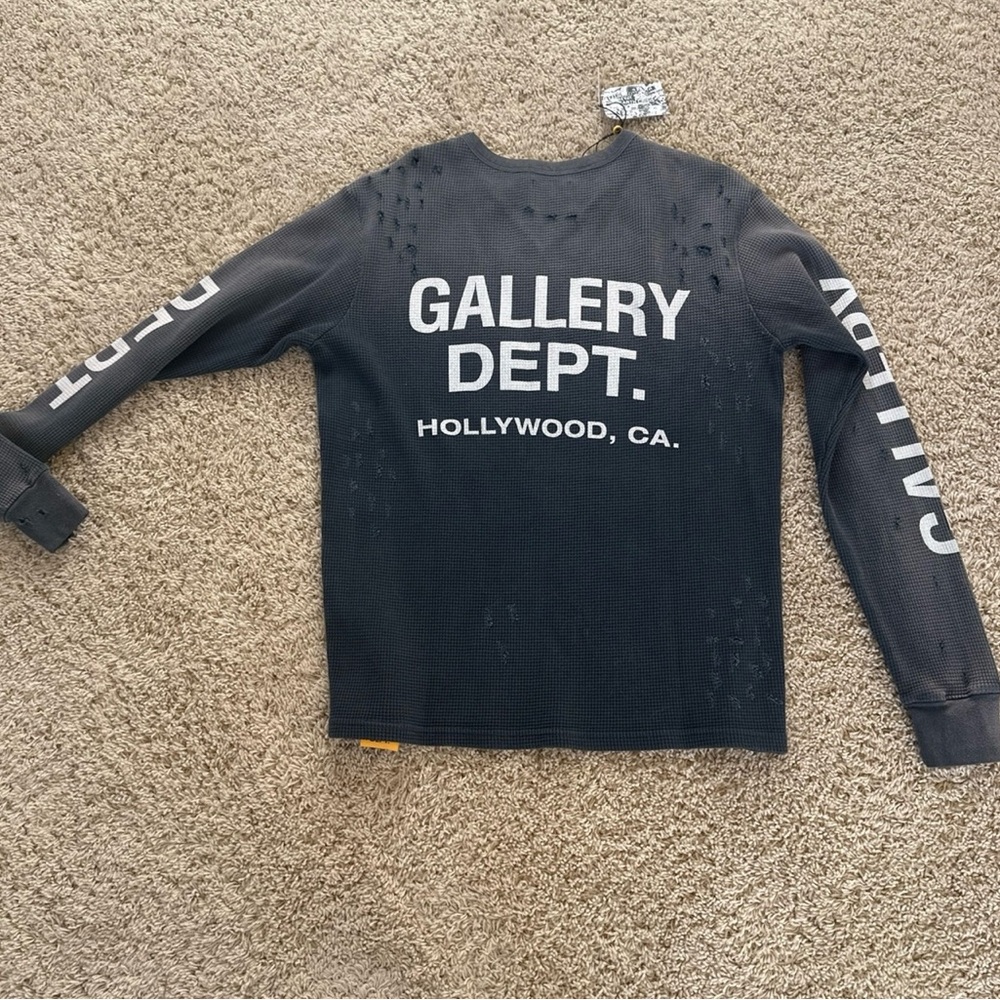 Gallery Dept Black Long Sleeve Thermal NWT
